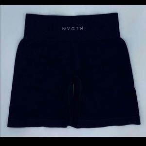 Black NVGTN shorts